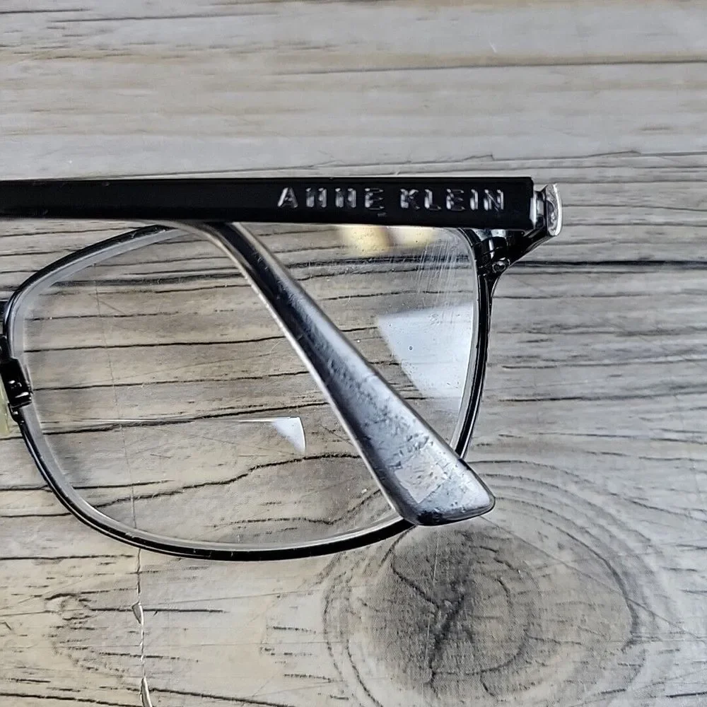 Anne Klein AK5053 001 Eyeglasses Black Metal‎ Square 54-15 135 Frames Only